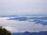 金甲山からの展望 瀬戸内海の島々
