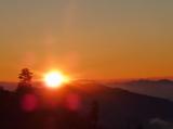 17:30 真っ赤な夕陽