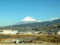 東海道新幹線から見た富士山