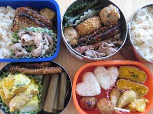 お弁当4人分
