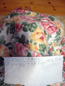 寝てました