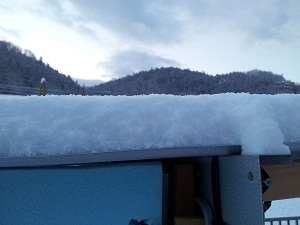 また雪