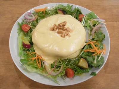 パンケーキママカフェVoiVoi(4種のチーズフォンデュ・パンケーキ(スープセット)¥1350)