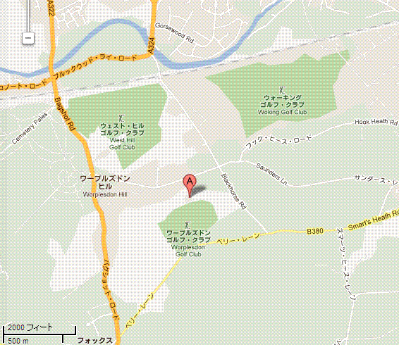 Map Worplesdon 2