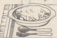 コーンクリームグラタン図