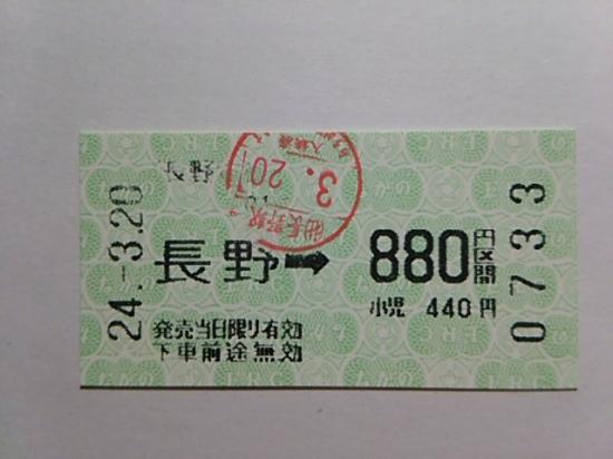 切符の台紙にこだわって現役自販券【4】長野電鉄、しなの鉄道