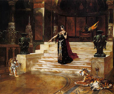 Salome and the Tigers - Rudolph Ernst