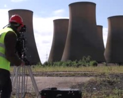 Five Massive Cooling Towers Collapsing in Slow Motion