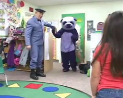 Mr. McFeely's Purple Panda Scares Bejesus Out of Kids