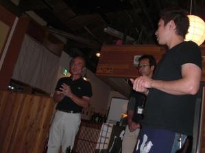 てっぺん薄田店長、川出代表、万代さん
