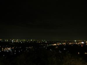濃尾平野の夜景