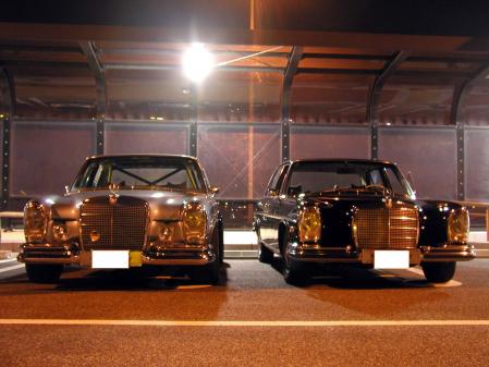 W108 ベンツ 2台