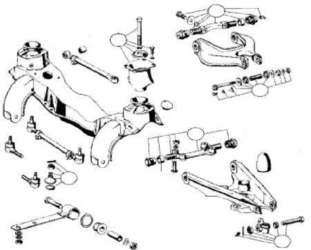 w111 アクスル