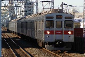 東急8500系 - 五反野にて