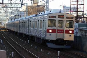 東急8500系 梅島にて