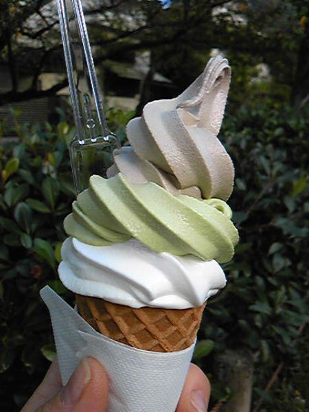 ほうじ茶抹茶バニラ♪