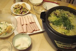 鳥だんご鍋