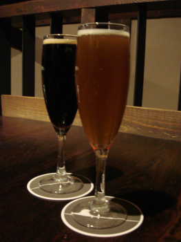 ビールで乾杯♪