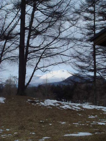 朝の浅間山