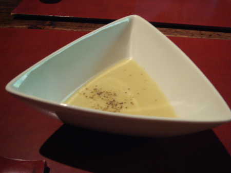蚕豆と豆乳のスープ♪