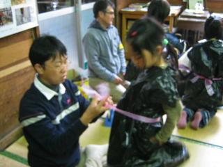 11おばけに変身中