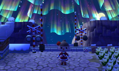 クリスマス前夜のオーロラ