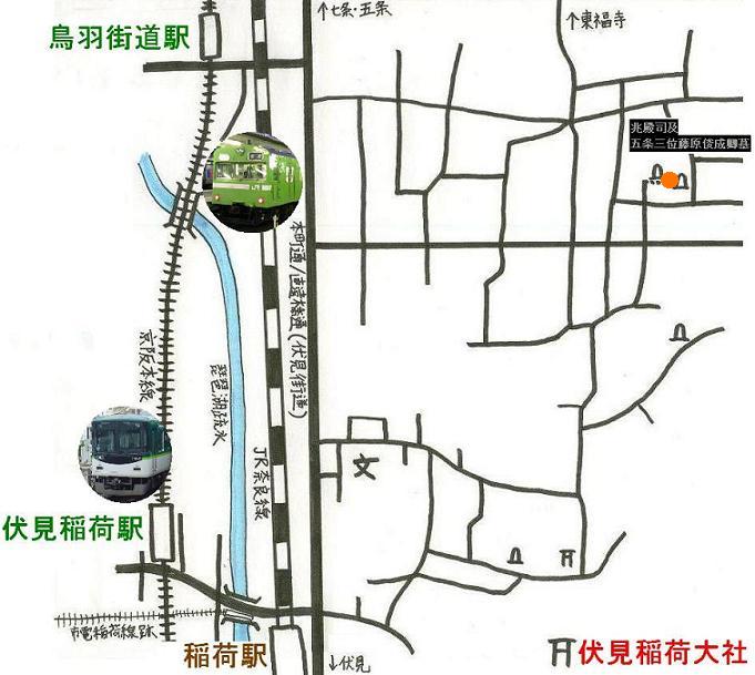 稲荷地図 A