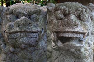 愛宕神社の狛犬