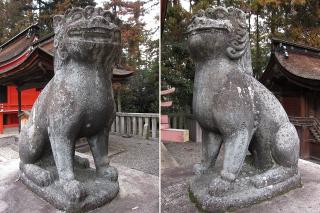 日吉神社の狛犬
