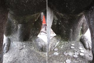日吉神社の狛犬
