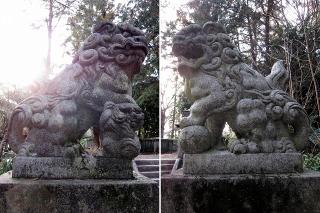 日吉神社(招魂社)の狛犬