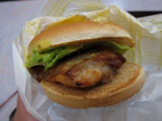 ロッテリア ハニーマスタードグリルチキンバーガー