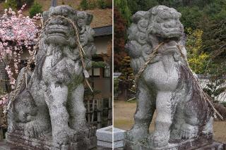 瓶井神社の狛犬