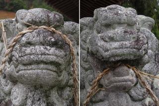瓶井神社の狛犬