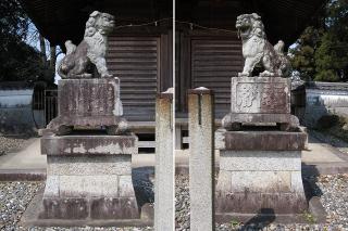 瓶井神社の狛犬