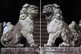 瓶井神社の狛犬