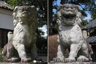 瓶井神社の狛犬