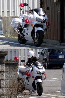 白バイ ホンダ VFR800P