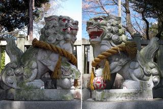 大平八幡社の狛犬