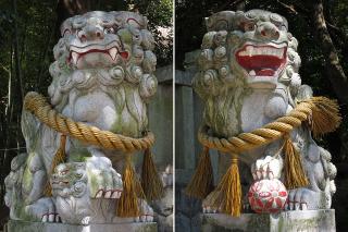 大平八幡社の狛犬