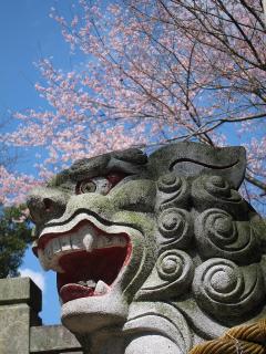 大平八幡社の狛犬