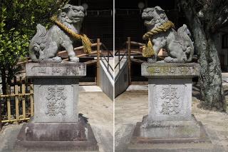 大平八幡社の狛犬