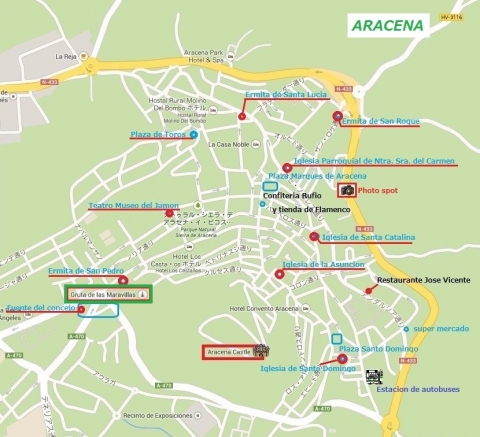 Mapa de Aracena 22