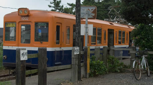 銚子電鉄-外川駅にて