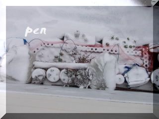 雪まみれw