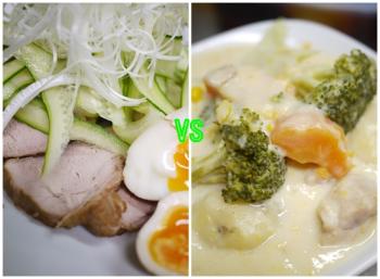 煮豚×クリームシチュー