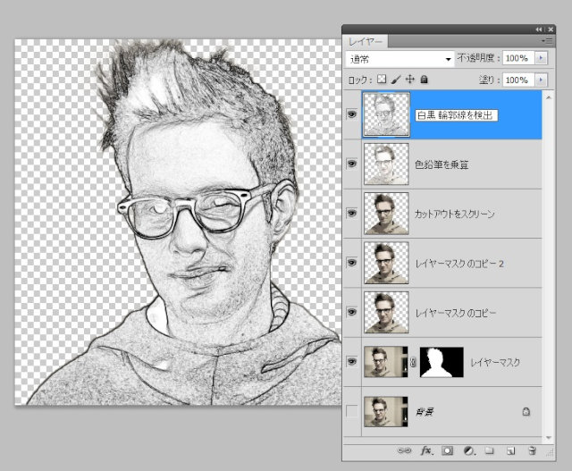 写真をイラスト風に加工する方法 Photoshop テクニックス