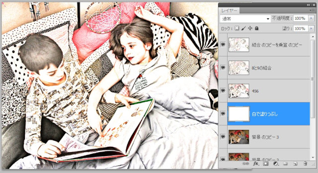Photoshopで写真を絵画・イラスト風に仕上げるオリジナルテクニック