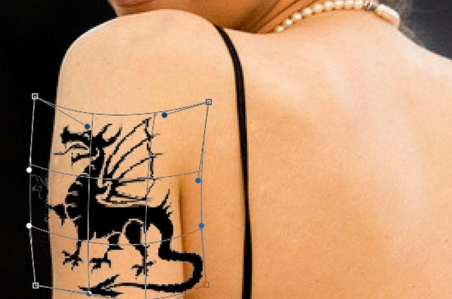 フォトショップでタトゥーを入れる方法 Photoshop Tatoo making