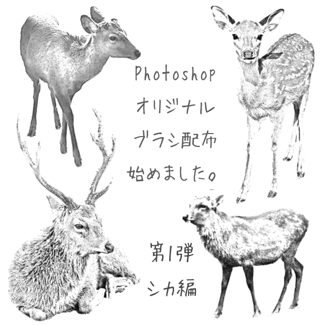 フォトショ ブラシの無料配布始めました 第一弾は Photoshop テクニックス